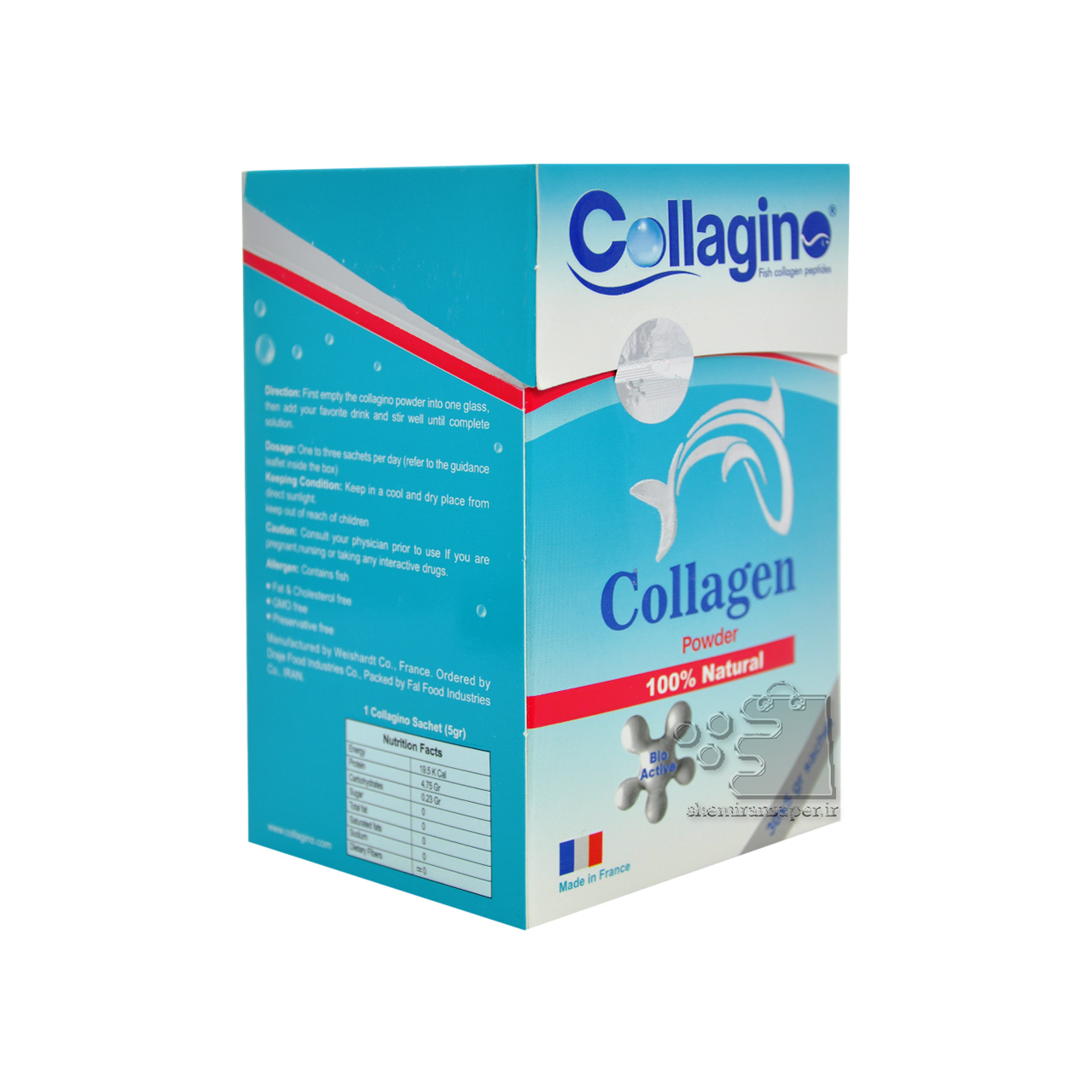 پودر کلاژن کلاژینو 30 ساشه(آبی)