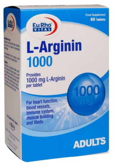 قرص ال آرژنین 1000 میلی گرم 60 عددی یوروویتال